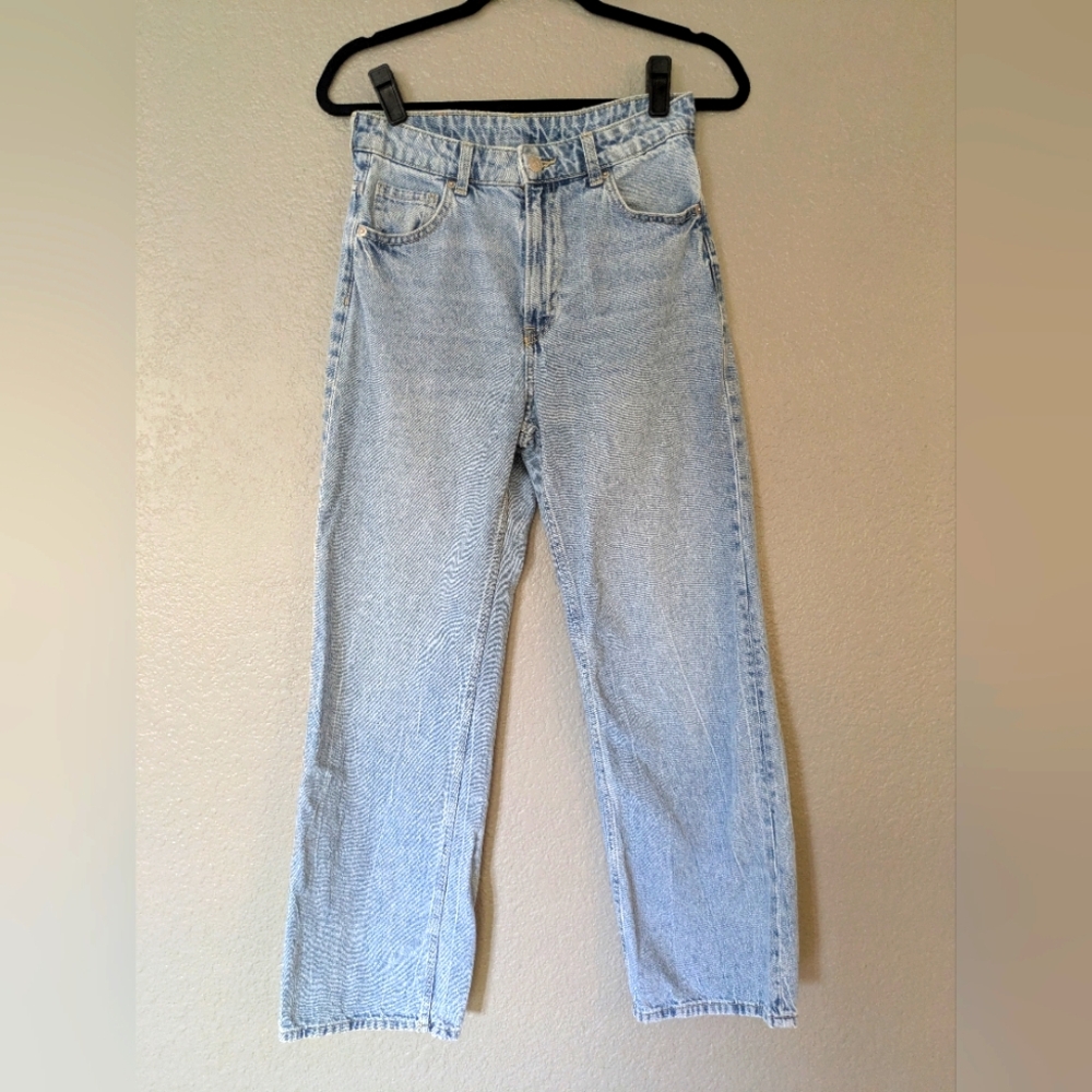 H&M High Waist Wide Leg Jean